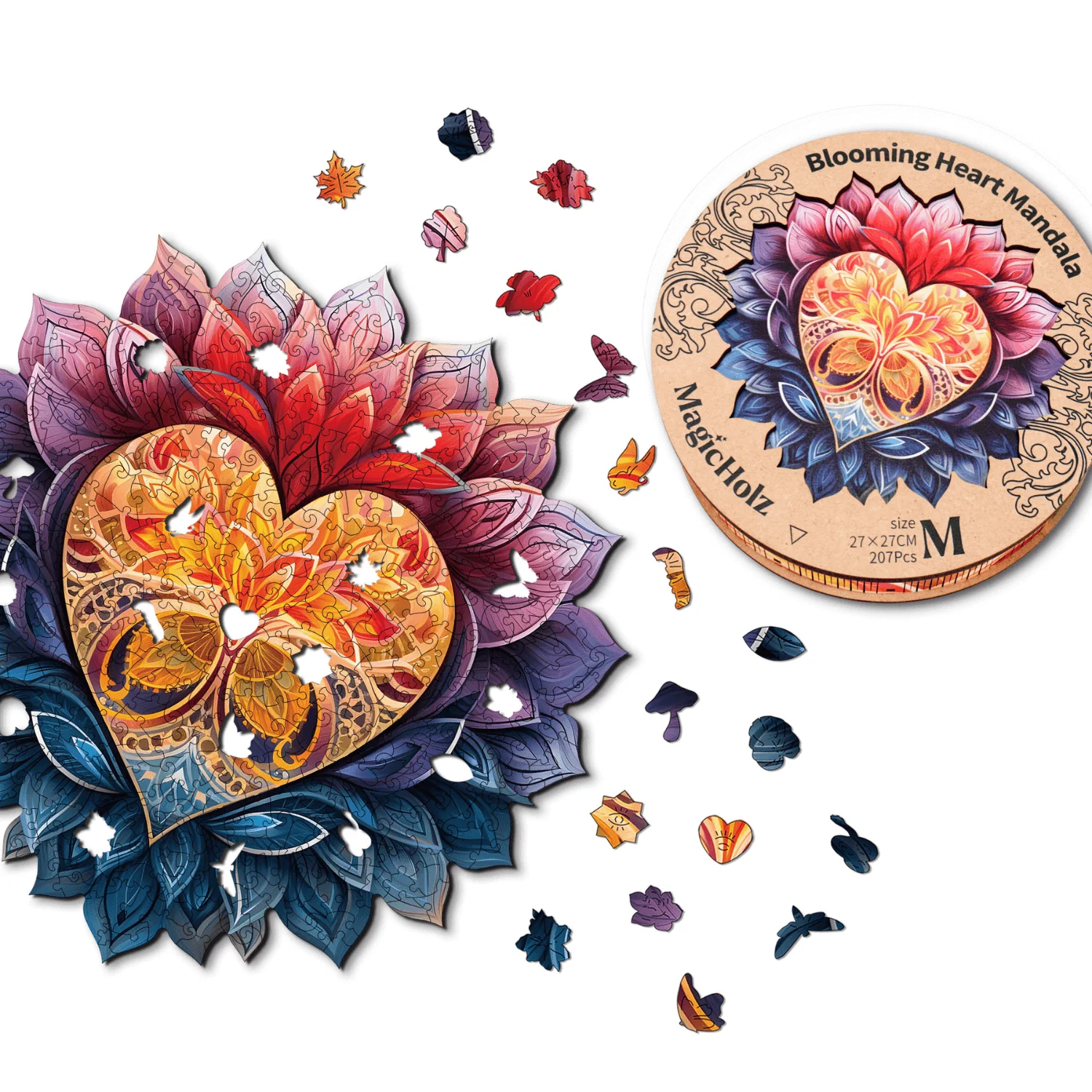 Blühendes Herz Mandala - Image 11