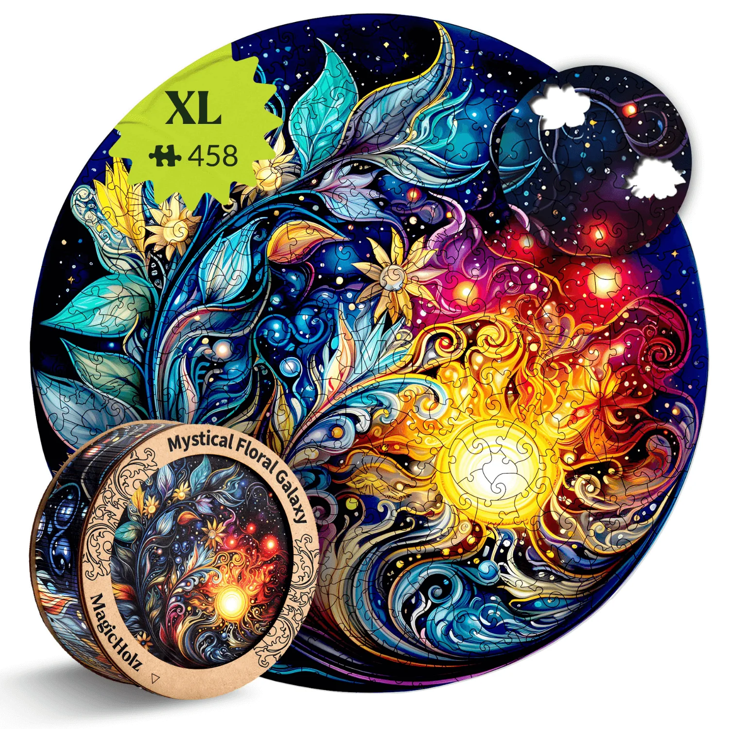 Mystische Blumen Galaxie Mandala - Image 10