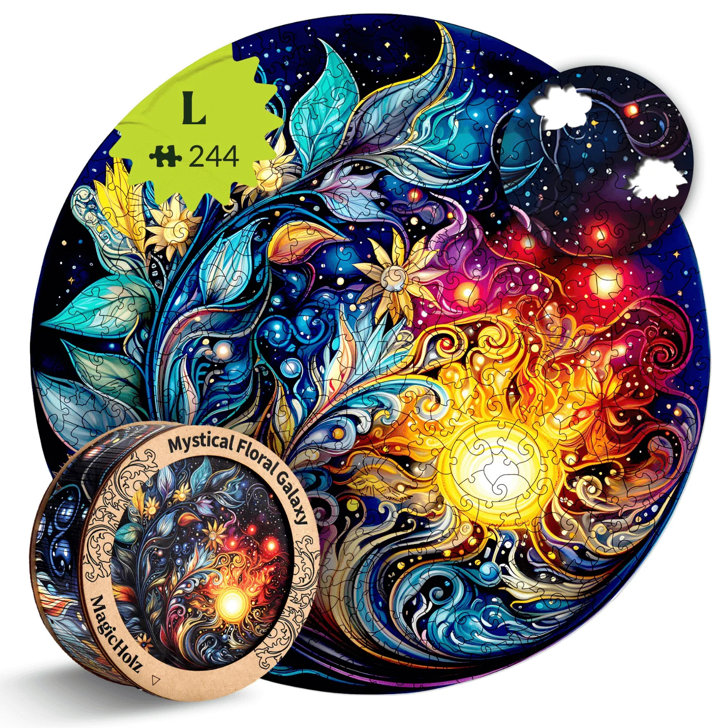 Mystische Blumen Galaxie Mandala - Image 9